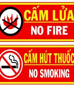 Cấm lửa , cấm thuốc